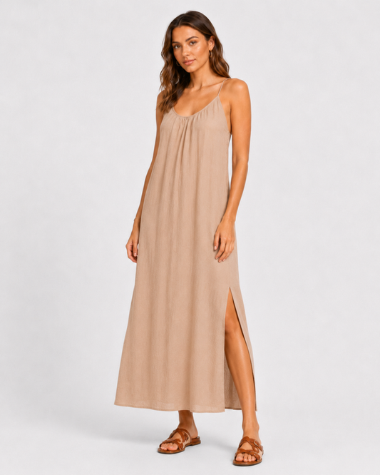 Vestido largo con tirantes®