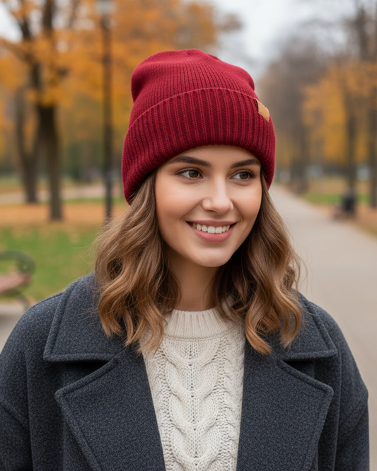 Gorro de lana suave y calido