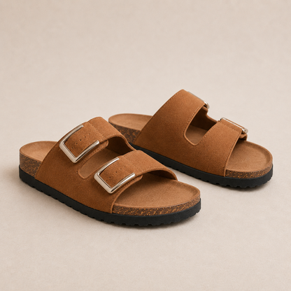 Sandalias con doble hebilla ajustable®