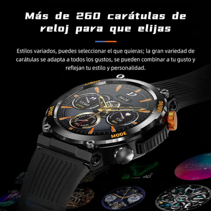 Smartwatch Deportivo Impermeable con Funciones Avanzadas