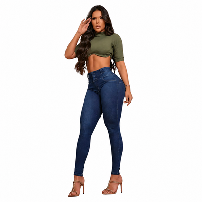 Pantalón Push Up Ajustado Levanta Glúteos