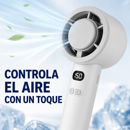 Ventilador Portátil Recargable - Frescor inmediato estés donde estés®