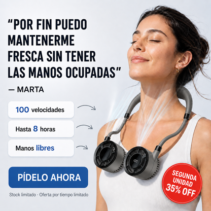 Ventilador de Cuello Portátil