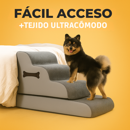 Escalera ajustable con diseño suave y antideslizante para mascotas®