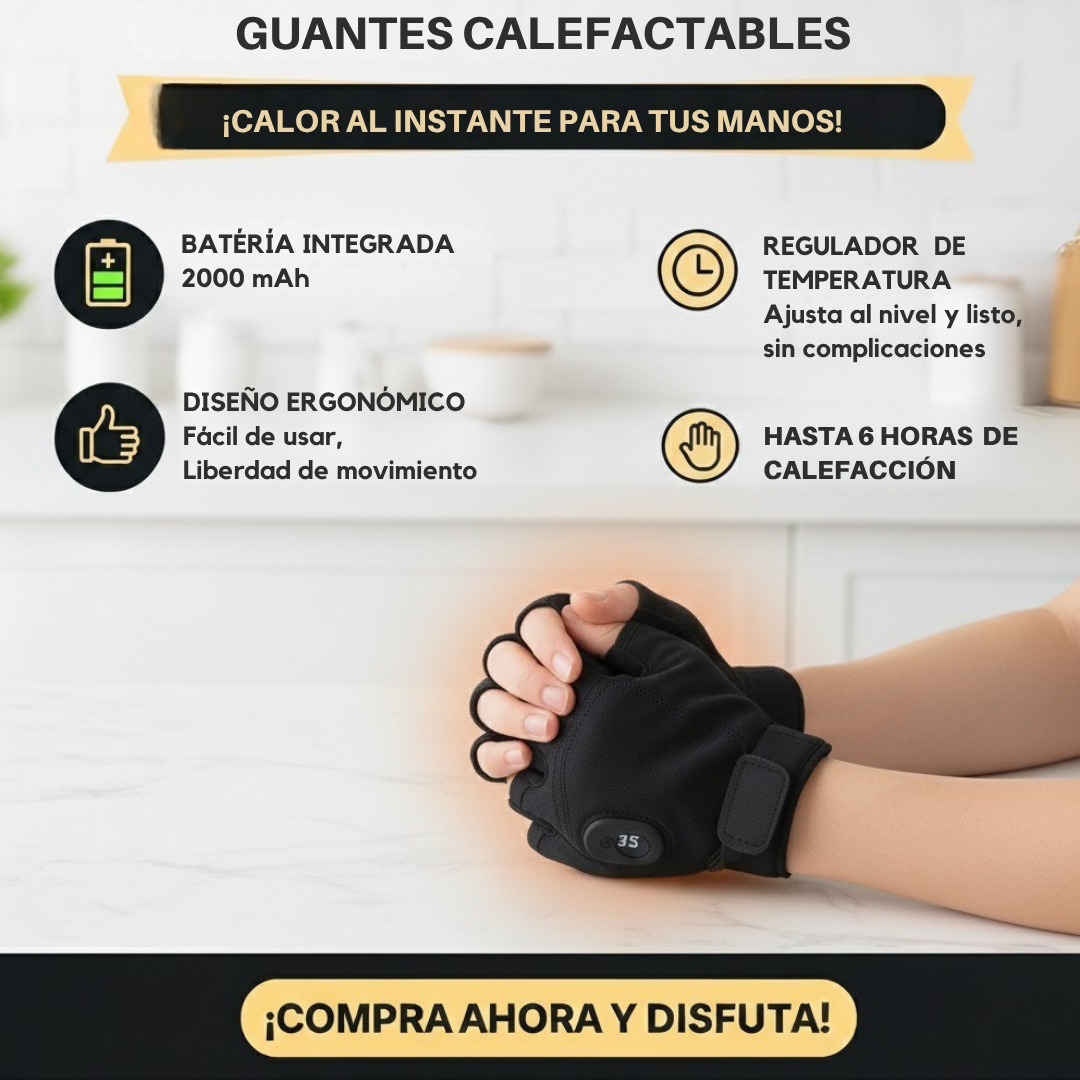 Guantes Calefactable para Máximo Confort y Bienestar®