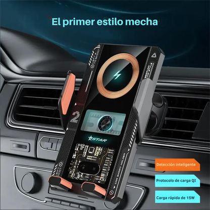 Cargador Inalámbrico para Coche de 15W con Sujeción Automática