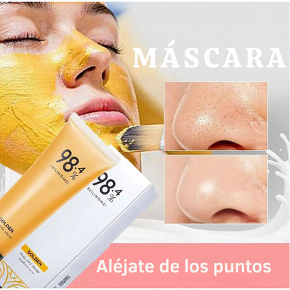 Mascarilla Facial con Partículas de Oro y Ácido Hialurónico
