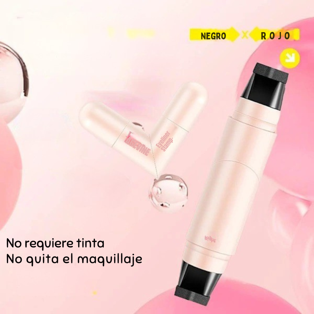 Delineador de Ojos de Precisión con Aplicador de Sello Doble (OFERTA 2X1)®