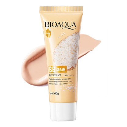 Base Facial con Extracto de Arroz con protección solar