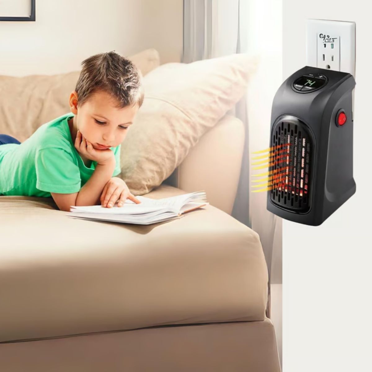Calefactor Eléctrico Portátil de Alta Eficiencia