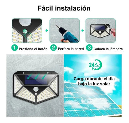 Lámpara Solar de Pared
